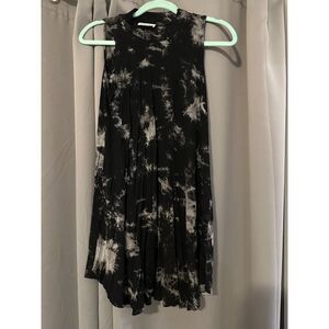 Ginger G Tie-Dye Dress Black and White Boho Chic Summer Wear